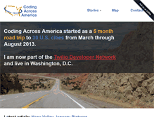 Tablet Screenshot of codingacrossamerica.com